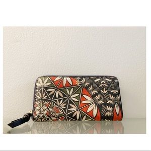 Tory Burch Printed Robinson Wallet